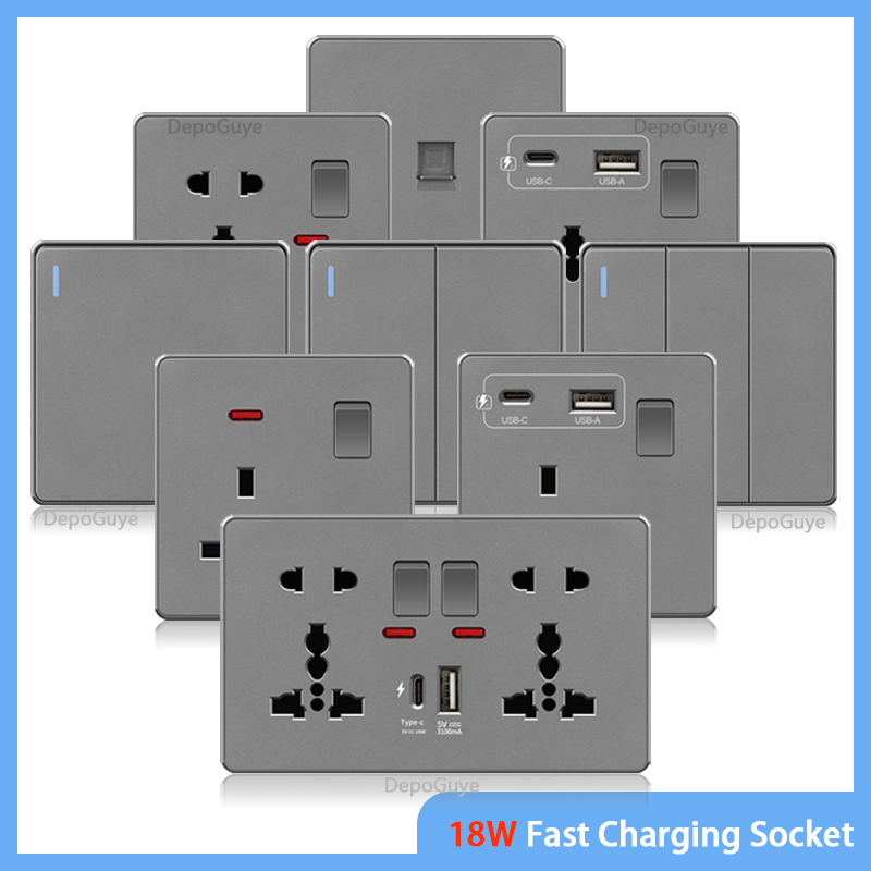 Home Decor Uk - UK 13A z USB typu c