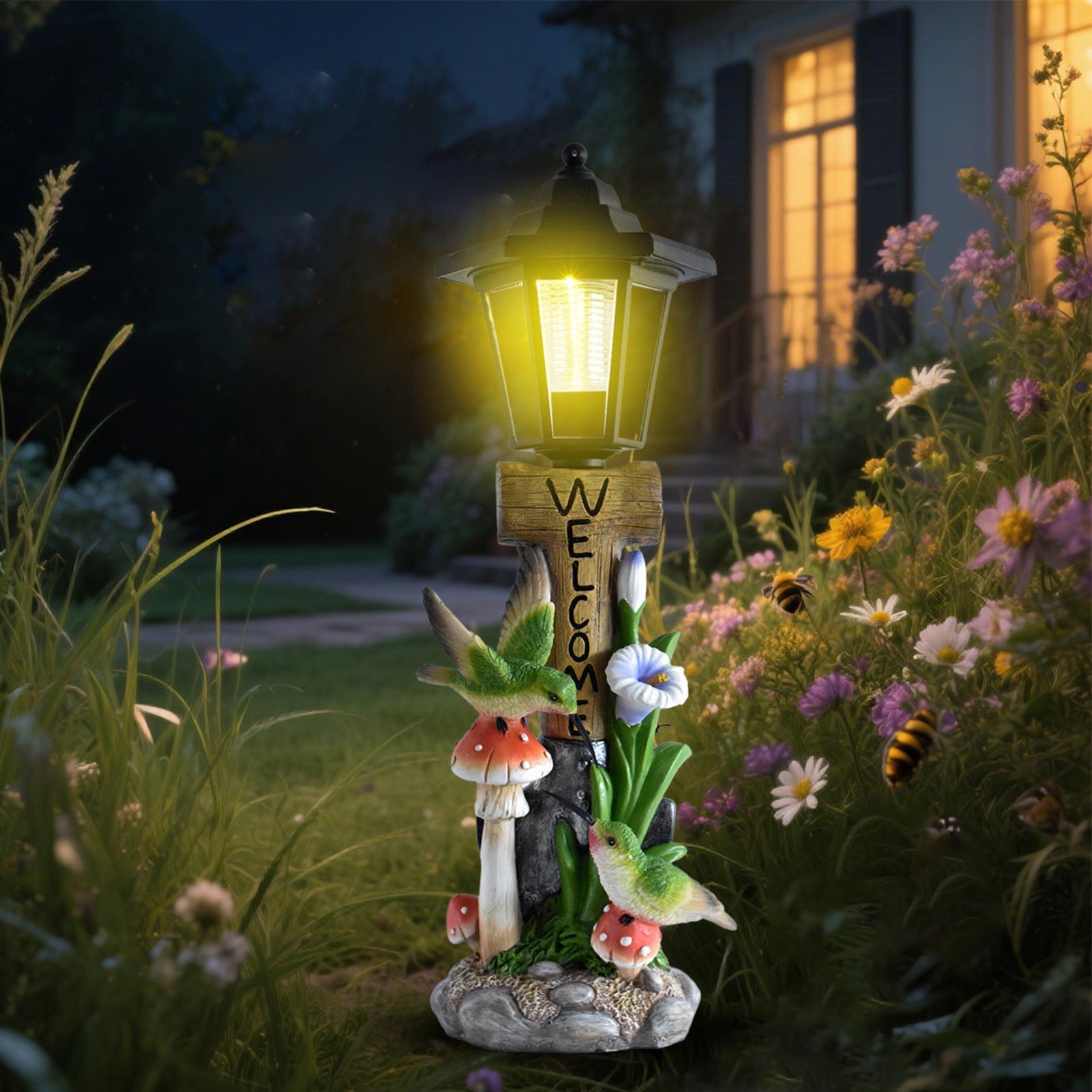 Home Decor Statue - Solarne lampki ogrodowe w kształcie statuetki,