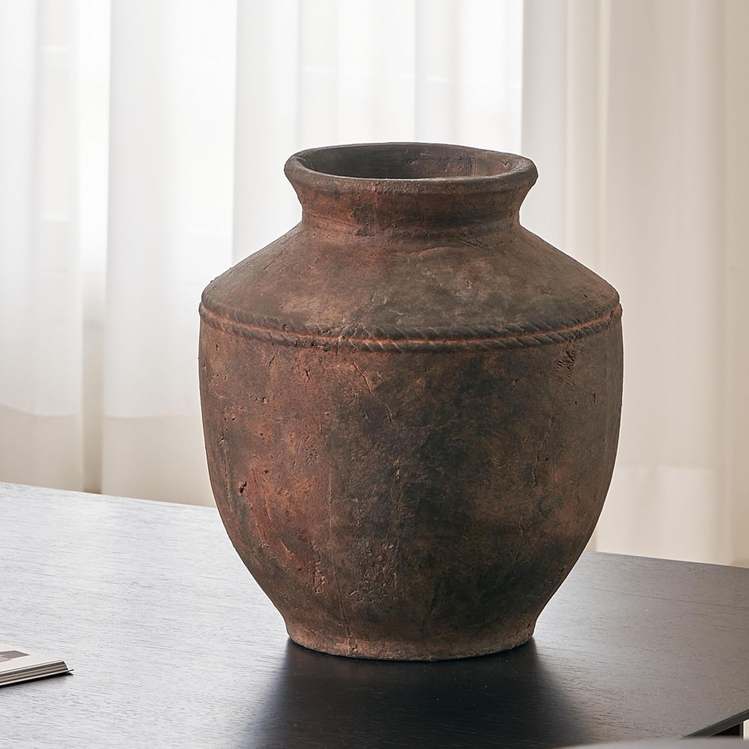 Home Decor Zen Style - Ceramiczny wazon rustykalny LB2, 13,6 cala