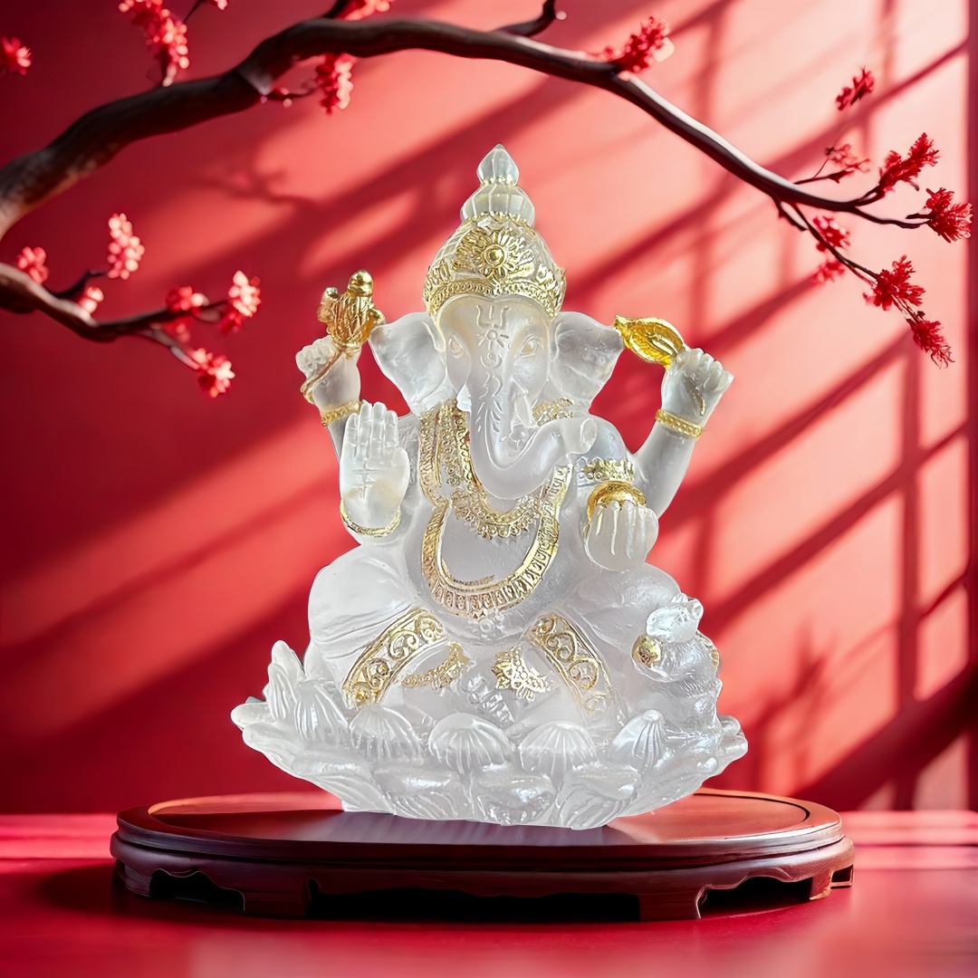 Home Decor Zen Style - Figurka Świętego Ganeszy, Boga Słonia, w