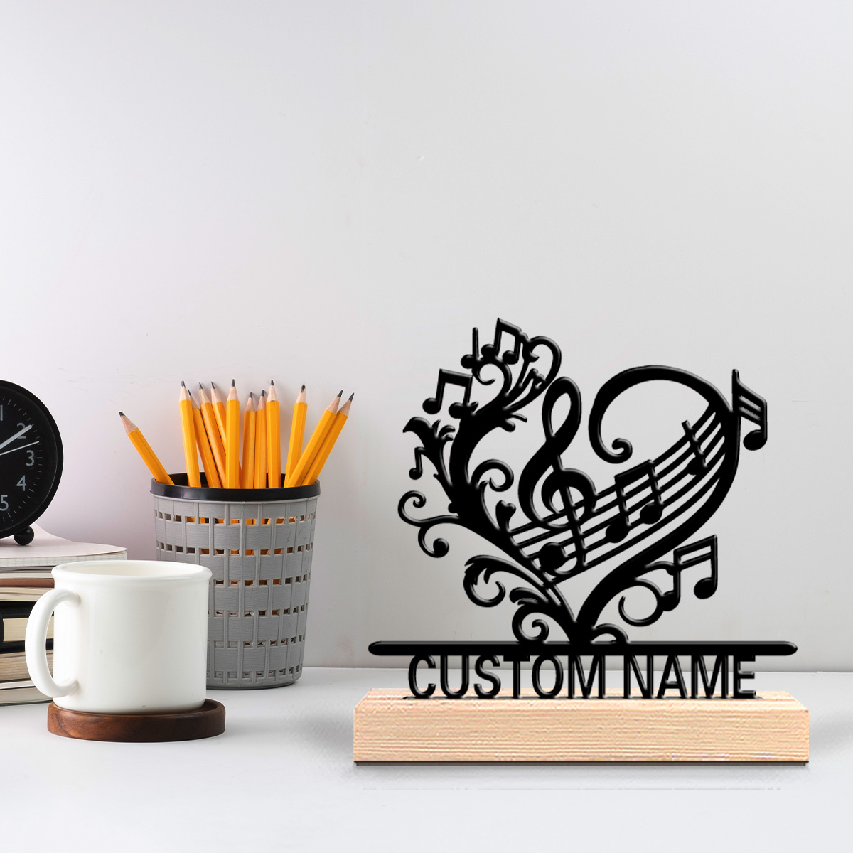 1 szt. muzyczny kwiat, metalow – Home Decor Statue recenzja i cena