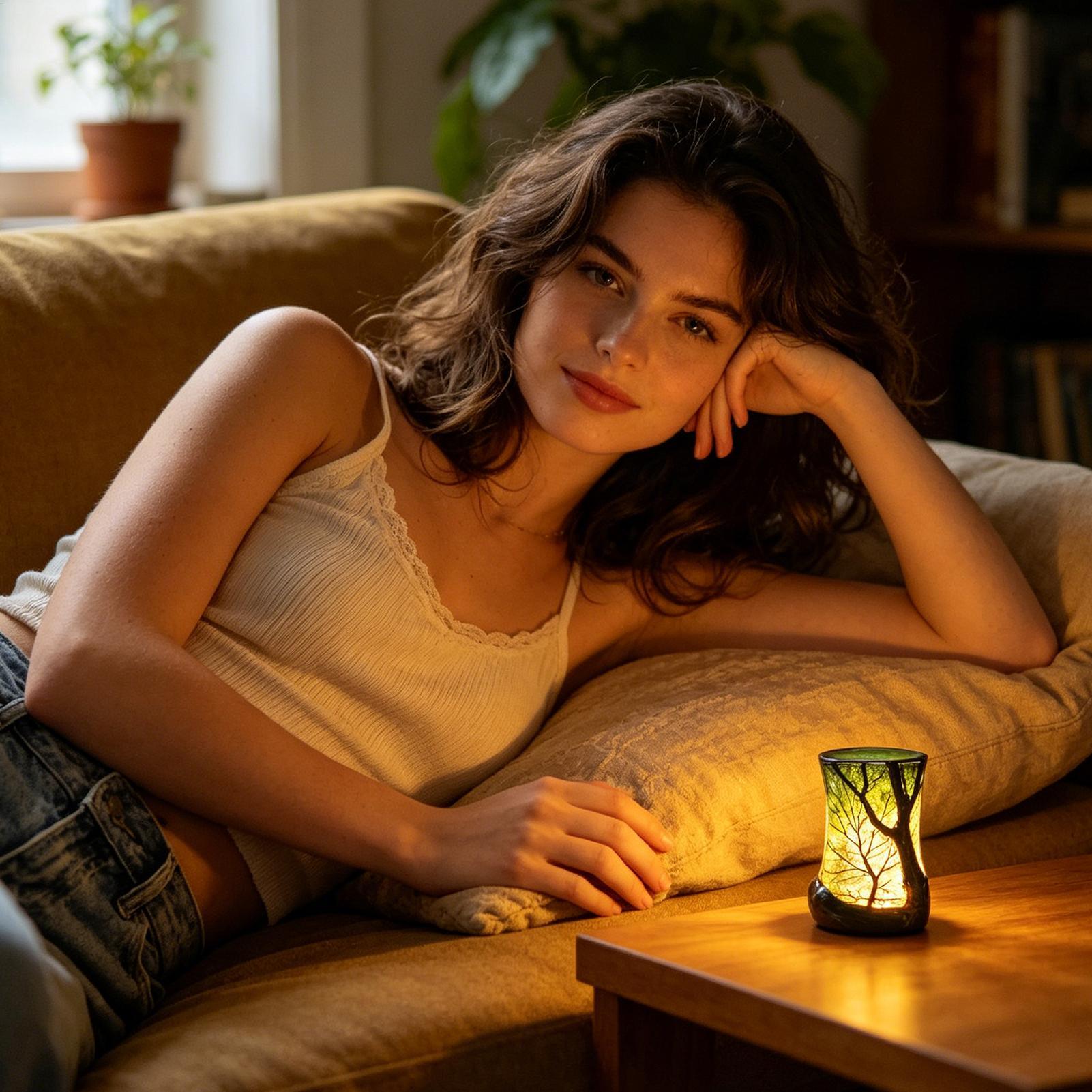 Lampka nocna na stolik, lampka – Home Decor Zone recenzja i cena