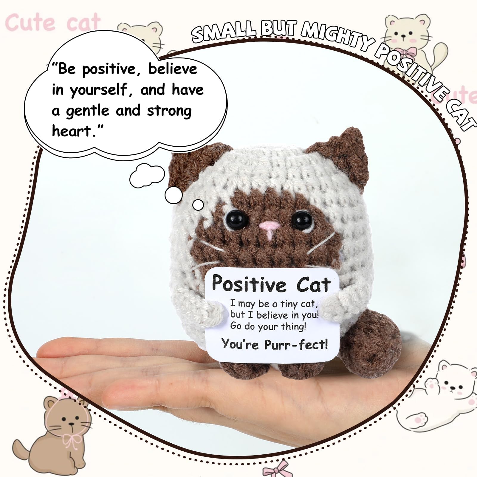 Szydełkowane kotki pełni pozyt – Home Decor Aesthetic Pinterest recenzja i cena