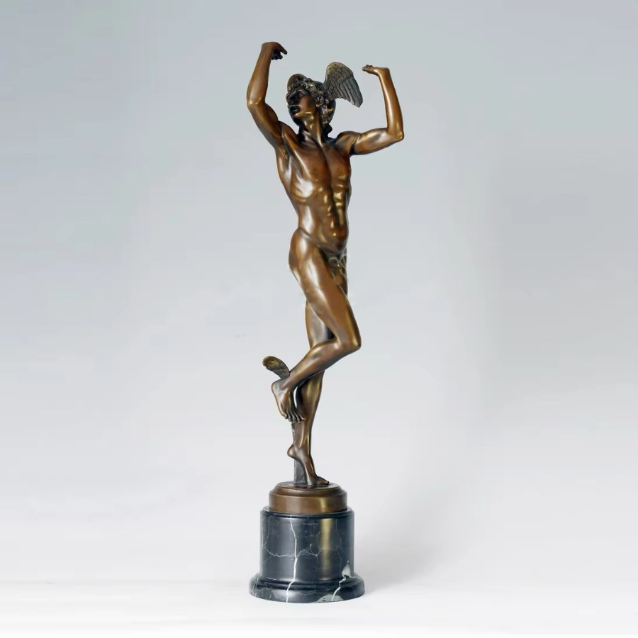 Miedziana Grecka Hermes Rzymsk – Home Decor Hermes recenzja i cena
