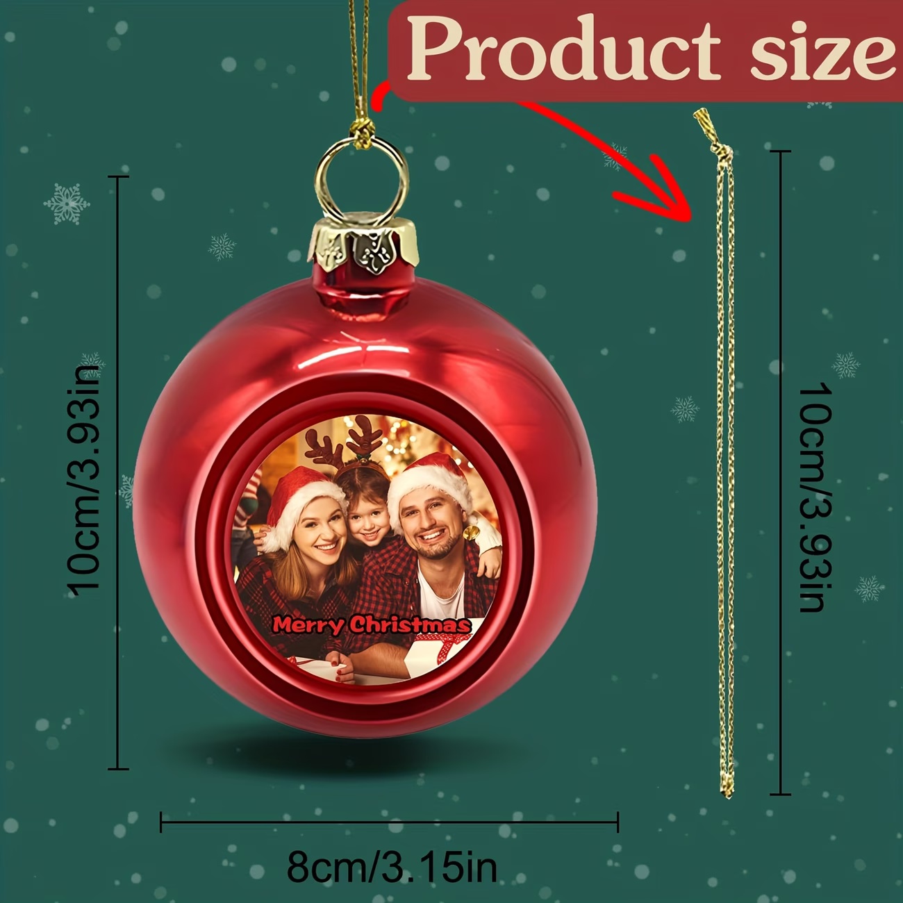 Personalizowane ozdoby świątec – Home Decor Xmas recenzja i cena
