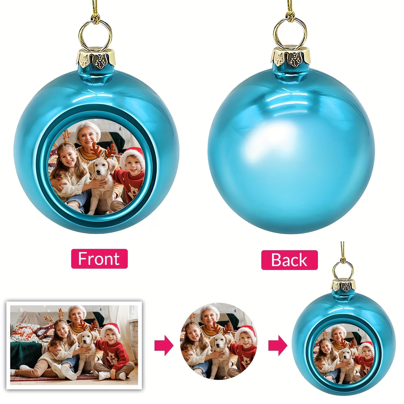 Personalizowane ozdoby świątec – Home Decor Xmas recenzja i cena
