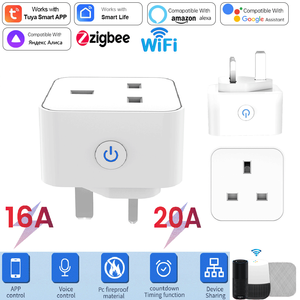 Inteligentne gniazdko Tuya 16A – Home Decor Uk recenzja i cena