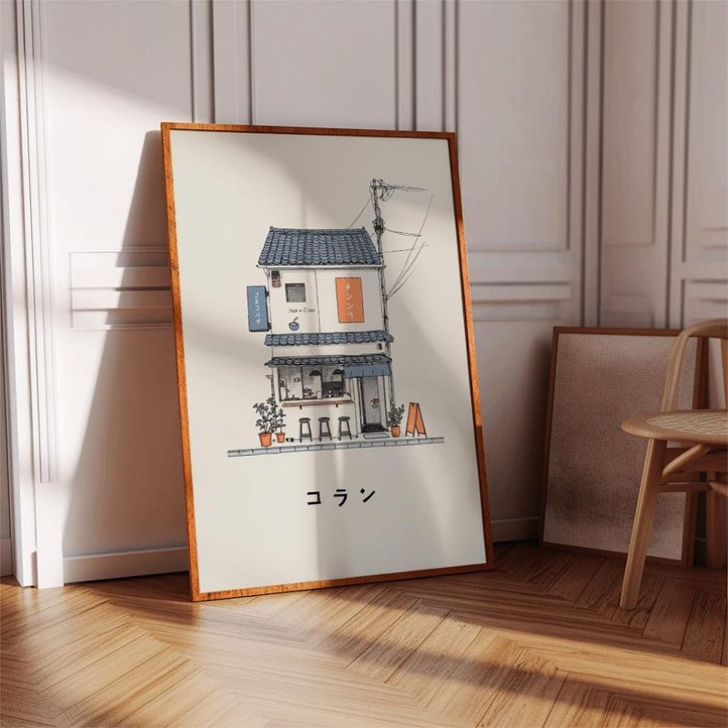 1 szt. Japoński Plakat na Płót – Home Decor Aesthetic Pinterest recenzja i cena