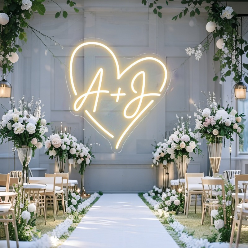 Neon LED w kształcie serca z i – Home Decor Rustic recenzja i cena
