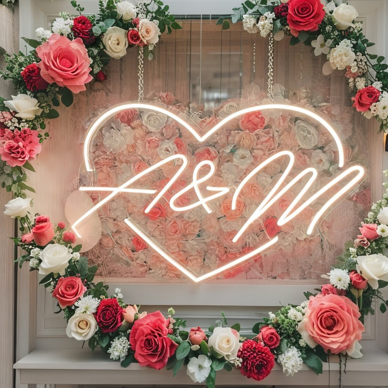 Neon LED w kształcie serca z i – Home Decor Rustic recenzja i cena