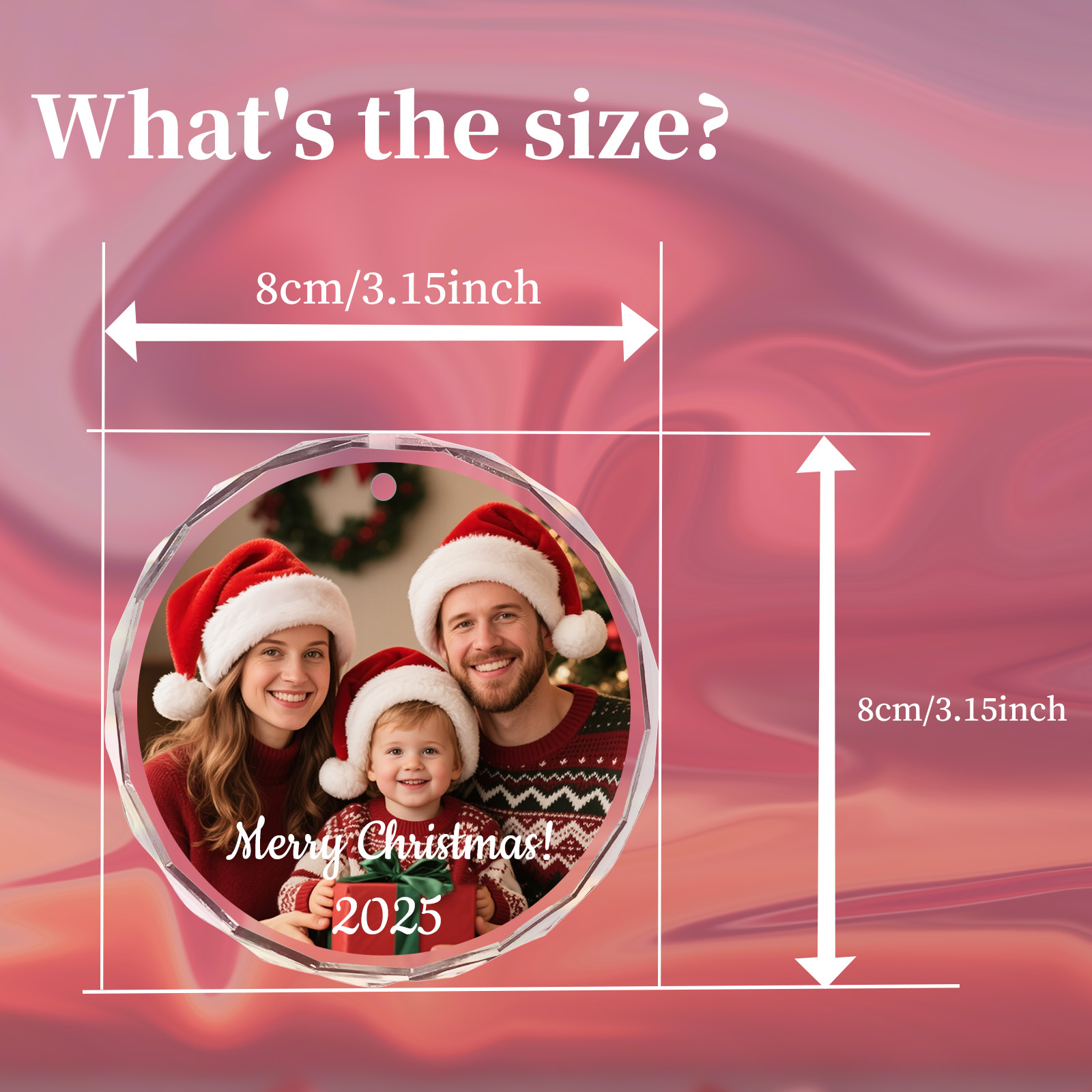 Personalizowana bombka świątec – Home Decor Xmas recenzja i cena