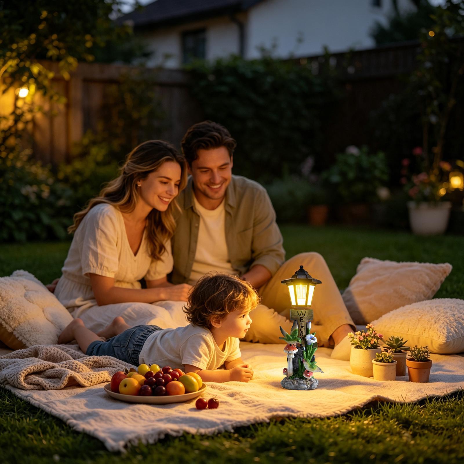Solarne lampki ogrodowe w kszt – Home Decor Statue recenzja i cena