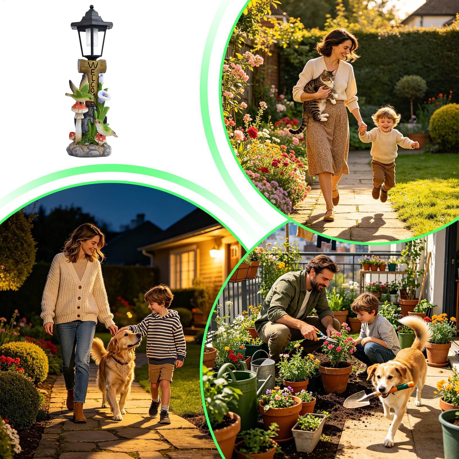 Solarne lampki ogrodowe w kszt – Home Decor Statue recenzja i cena