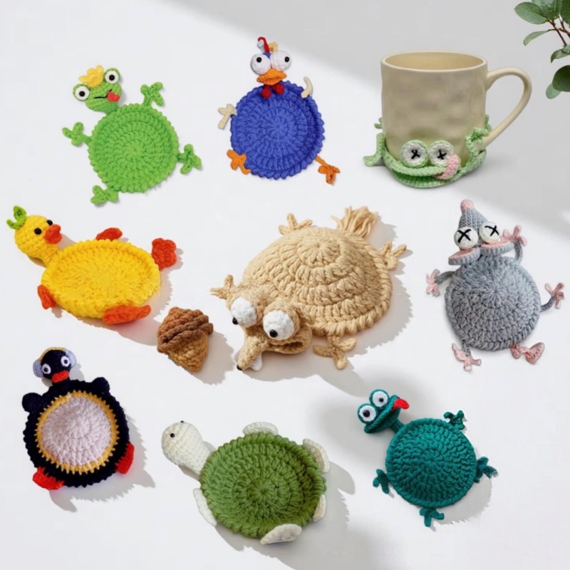 Kreatywne szydełkowe podkładki – Yarn Home Decor recenzja i cena