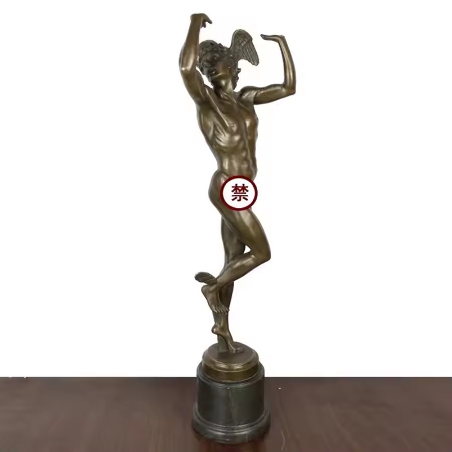 Brązowa Grecka Hermes Rzymski  – Home Decor Hermes recenzja i cena