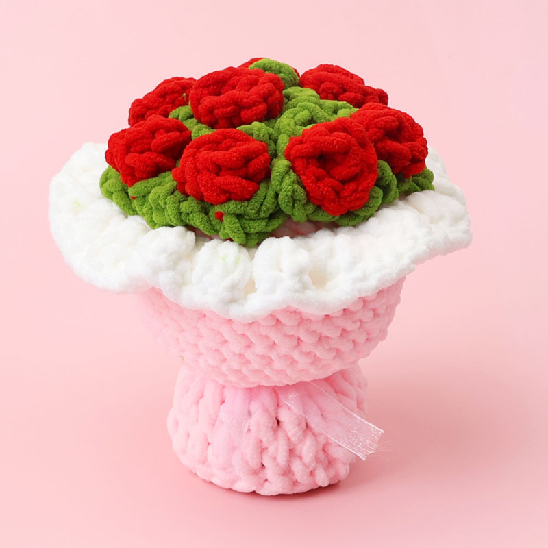 Bukiet na Walentynki Gotowy Pr – Yarn Home Decor recenzja i cena