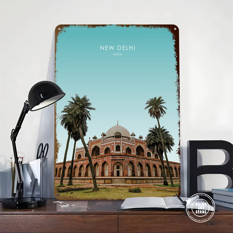 Nowy Delhi Indie Grafika Druko – Home Decor Delhi recenzja i cena