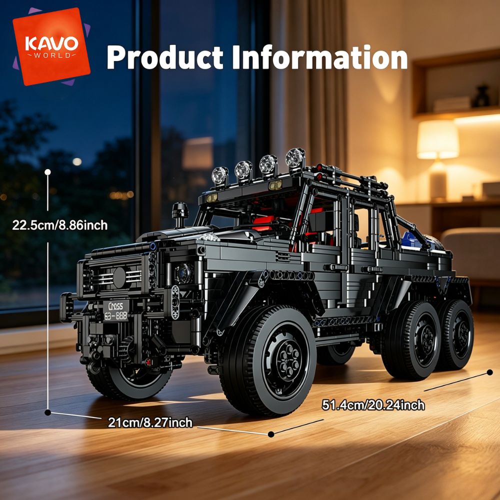 KAVOWORLD 6x6 Ciężki Samochód  – Home Decor Solo recenzja i cena