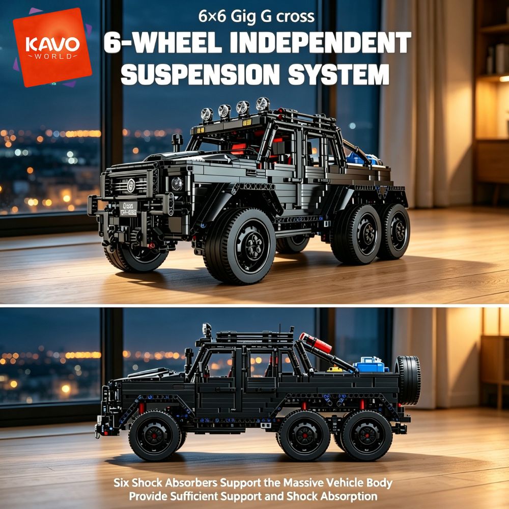 KAVOWORLD 6x6 Ciężki Samochód  – Home Decor Solo recenzja i cena